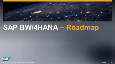 Sap Bw4hana Overview And Roadmap Youtube
