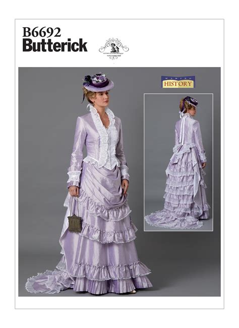 B6692 Misses Costume Sewing Pattern Butterick Patterns Adult Costumes Costumes For Women