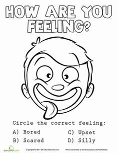 Bored boy with ice cream coloring page free emotions. Emotions Coloring Sheet #5 | Counseling Ideas | Social ...