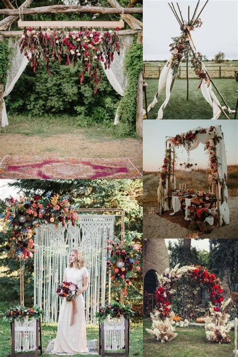️ 20 Boho Wedding Arches Altars And Backdrops Hi Miss Puff Boho