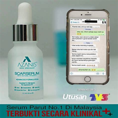 Emel kami di icubestudio@yahoo.com atau whatsapp ke: Azanis Scar Serum Formula Baru : Parut 10 tahun lepas pun ...