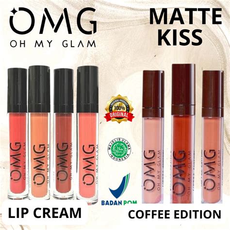 Omg Oh My Glam Matte Kiss Lip Cream Long Lasting Shopee Malaysia