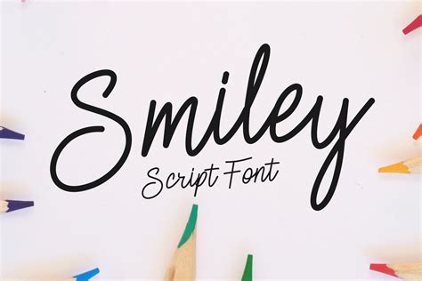 Smiley Monoline Script 289963 Script Font Bundles