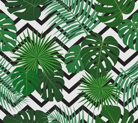 See more ideas about pattern, floral, print patterns. Seamless pattern of exotic jungle tropical palm leaves on ...