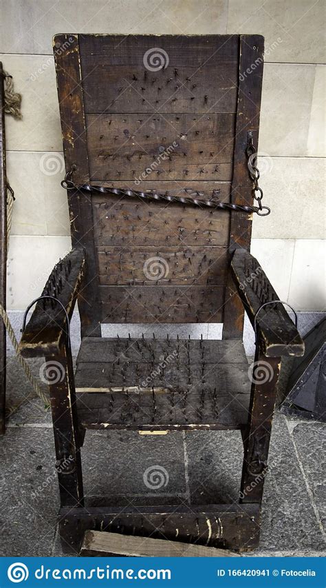 Iron Chair Medieval Torture Used Frequently During The Spanish