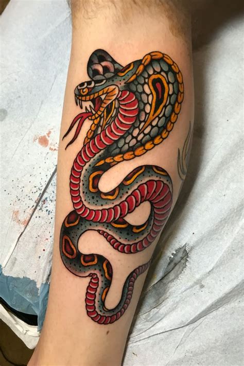 How To Draw A Snake Tattoo Design Tattooing 101