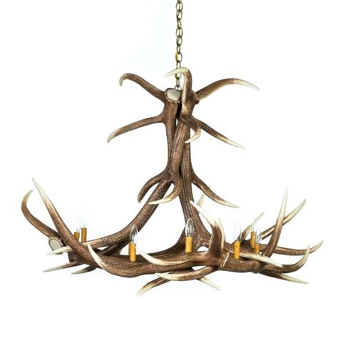 Chandeliers Made With Elk Antlers Cast Horn Designs
