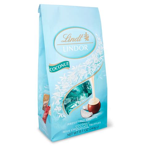 The lindor milk chocolate box is the ideal gift for every occasion, from valentine's day to easter, birthdays and christmas, as well as being perfect for indulging in a blissful moment all to yourself. Lindt LINDOR Coconut Milk Chocolate Truffles, 8.5 oz - Walmart.com - Walmart.com