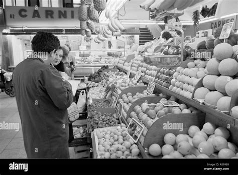 Fruit And Vegetable Market Madrid Spain Stock Photo Alamy