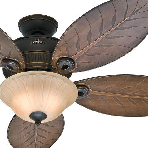 Hunter indoor/outdoor ceiling fan with light and pull chain control best value: 15 Photo of Outdoor Ceiling Fans With Tropical Lights