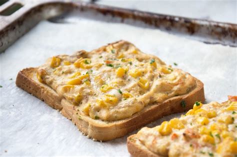 Mexikanischer Toast mit Thunfisch