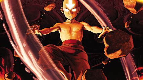 Avatar The Last Airbender Aang With Stone Hd Anime Wallpapers Hd
