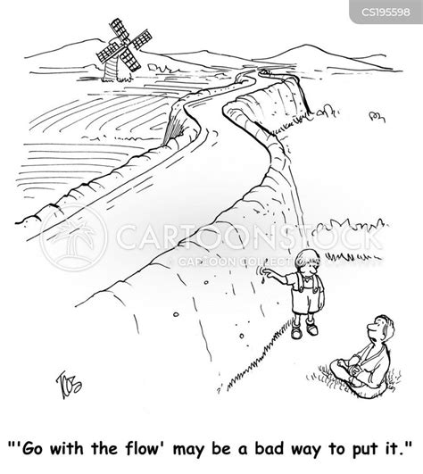 Going With The Flow Cartoons And Comics Funny Pictures From Cartoonstock