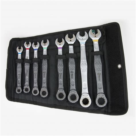 Wera Tools 020012 Joker Combination Wrench Pouch Set 8 Piece Sae