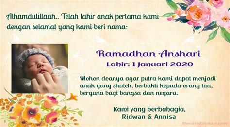 Terimakasih kerana sudah membaca post desain kartu ucapan kelahiran bayi cdr, uploadan by himpunan ain zulkarnaind. Contoh Ucapan Aqiqah Anak - kartu ucapan terbaik