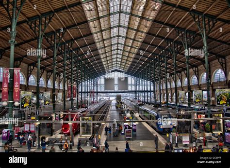 Gare Du Nord Station In Paris France Stock Photo Alamy