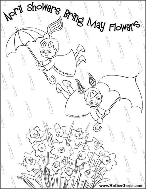 Free Printable April Coloring Page Coloring Home
