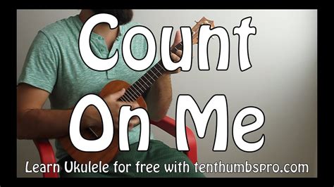 Count On Me Bruno Mars Easy Beginner Song Ukulele Tutorial Youtube