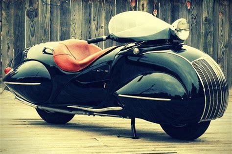 Art Deco Motorcycle Vintage Motorcycles Custom Motorcycles Custom