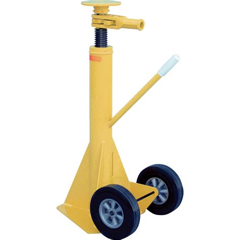Leveling & stabilizing jacks, tongue. Vestil Stabilizing Trailer Jack — 40,000-Lb. Capacity ...