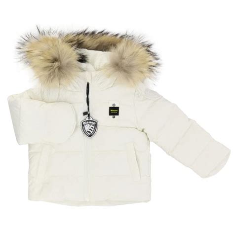Blauer Outlet Jacket For Baby White Blauer Jacket Wbbxc03256