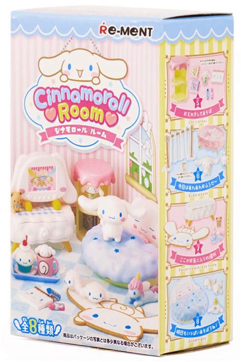 Sanrio X Re Ment Cinnamoroll Room Miniature Blind Box Set Of 8 By Re