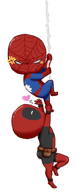 Pin by GIR And Stitch ? on Deadpool | Deadpool and spiderman, Deadpool chibi, Deadpool x spiderman