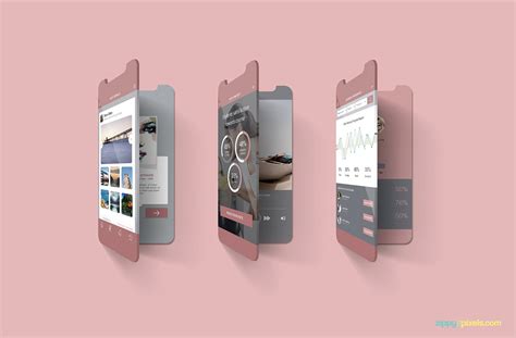 Download 2 Free Multi Screen Mockups For iPhone on Behance