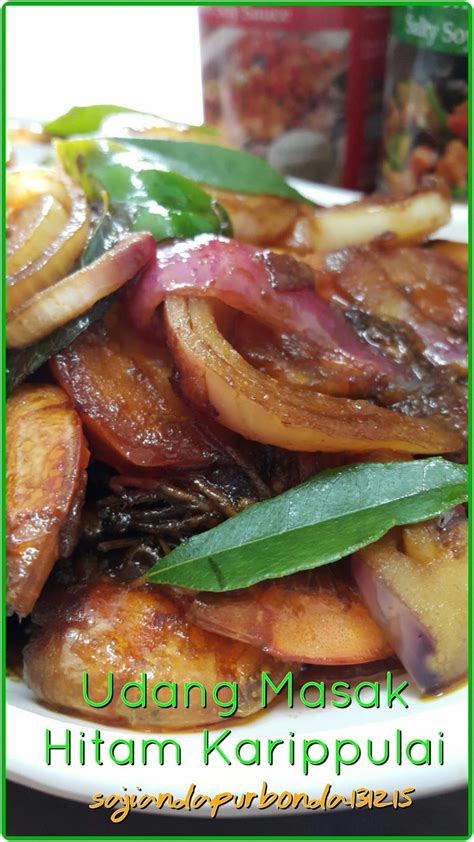 Lada hitam juga tidak jarang dijadikan salah satu bumbu untuk membuat hidangan makanan ringan bercita rasa gurih. RESEPI ENAQ: Udang Masak Hitam Karippulai (Dengan gambar ...