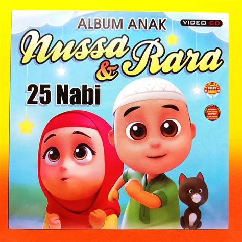 Kaset Vcd Musik Lagu Anak Anak Islami Nussa Dan Rara Koleksi Album 25