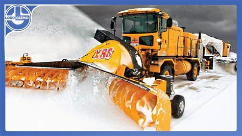 Extreme Fast Snow Plowing The Worlds Biggest And Most Powerful Snow
