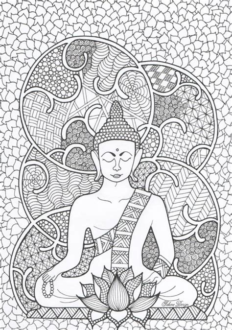 Buddha Kopf Malvorlage – Kinder Malvorlagen Free