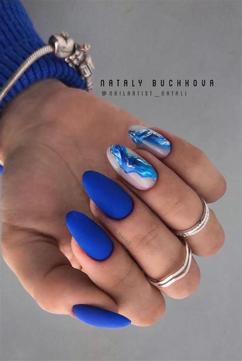 44 Unique Blue Nail Designs You Will Want To Try As Soon As Possible