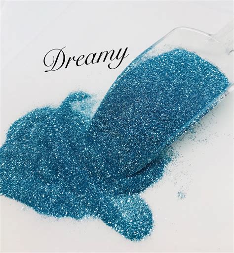 Dreamy Blue Ultra Fine Loose Glitter Polyester Glitter Solvent R