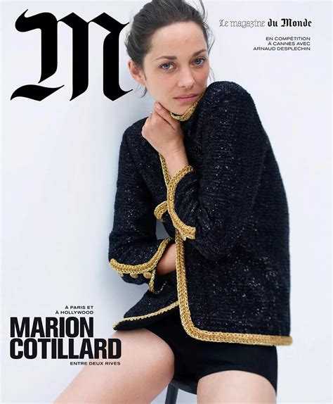 May M Le Magazine Du Mond Cover Oscar Winning Actress Marion Cotillard