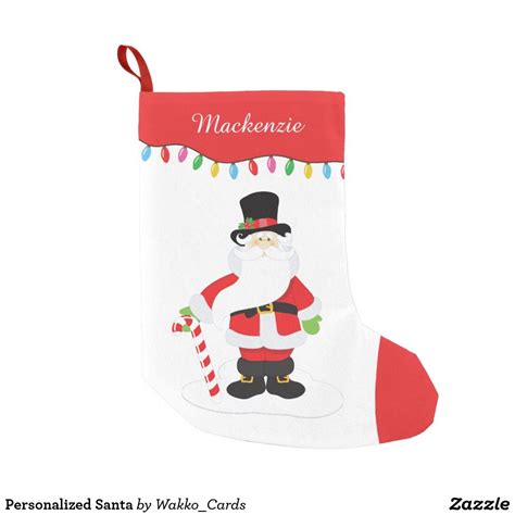 Personalized Santa Christmas Stocking Christmas Stockings