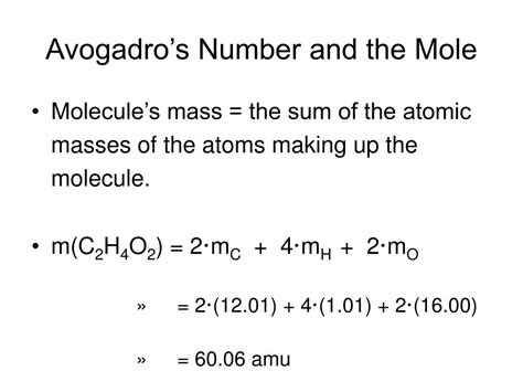 Avogadro S Number And The Mole Worksheet Key