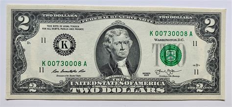 Billete ESTADOS UNIDOS Dólares K Dallas Texas SC Numisfera