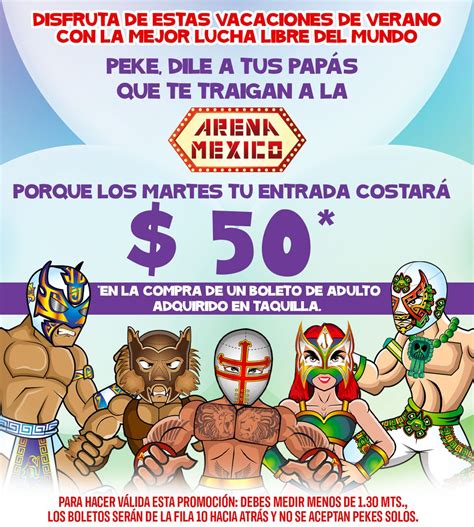 Lucha Libre Cmll On Twitter Ven A Disfrutar Las Vacaciones De Verano