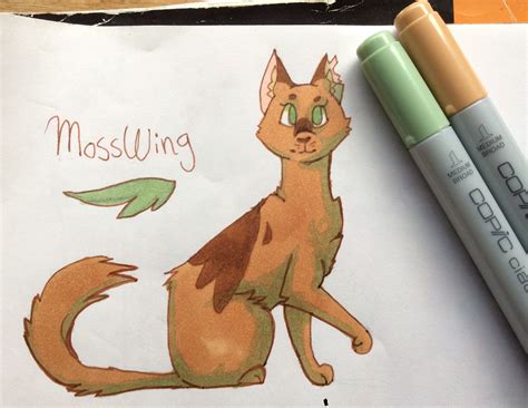 Mosswing Warrior Cats Oc Queen In Thunderclan Loves Patrolling