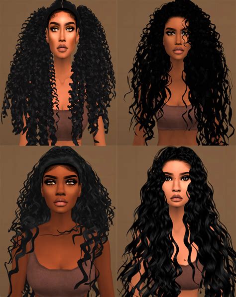 Curly Hair Mods Sims Bdaarcade