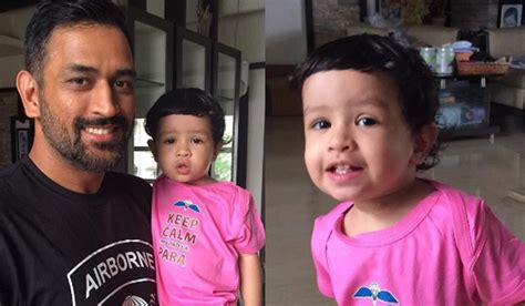 ms dhoni cute moments with daughter ziva