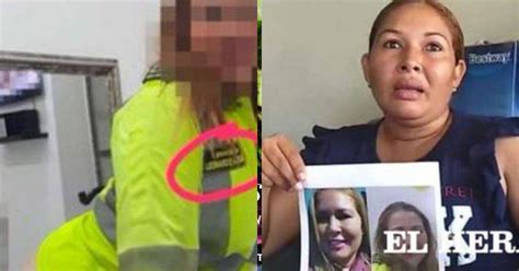 noticias habla mujer señalada de fotos íntimas con uniforme de policía