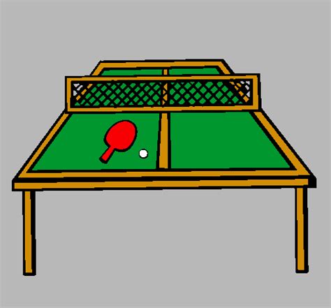 Dibujo De Tenis De Mesa Pintado Por Pong Ping En El Día 21