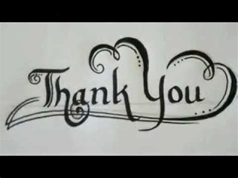Jul 28, 2021 · if you try to find printable bubble letters to trace, you are arriving at the right place. Calligraphy Examples Of Thank You Letter - YouTube