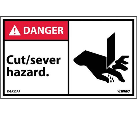 Hazard Danger Label Cut Sever Hazard Wholesale Safety