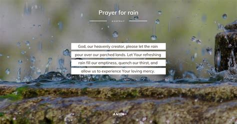 Prayer For Rain Avepray
