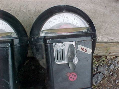 1960s Rare Duncan Double Head Parking Meter Usa Vg Working