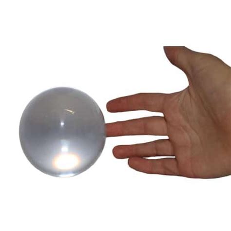 80mm Acrylic Contact Juggling Ball Crystal Ball Juggling Cascade