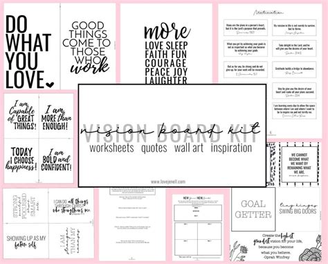 Others share their boards with a trusted friend or throw a vision board party. 31 Free Vision Board Printables to Inspire Your Dreams